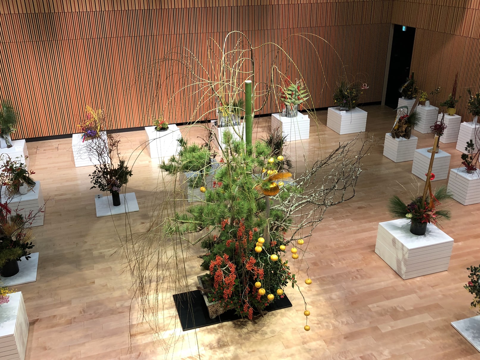 [2019年]
神田明神「新春草月流いけばな展」